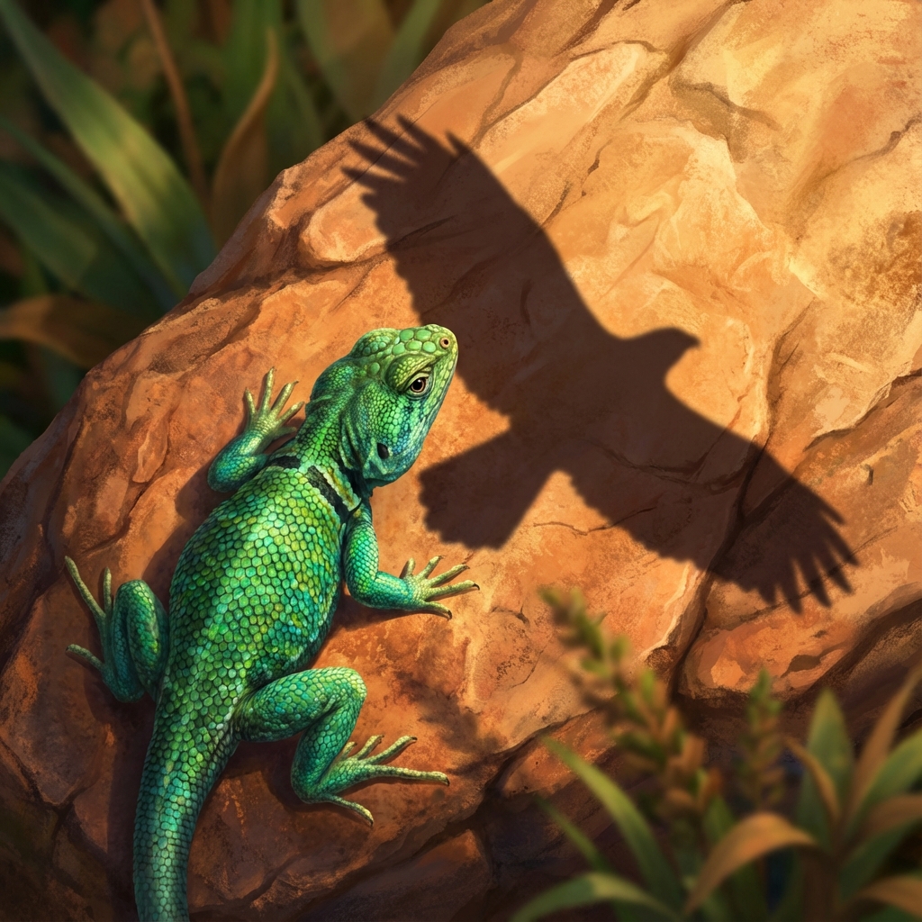 Afbeelding van een Hagedis