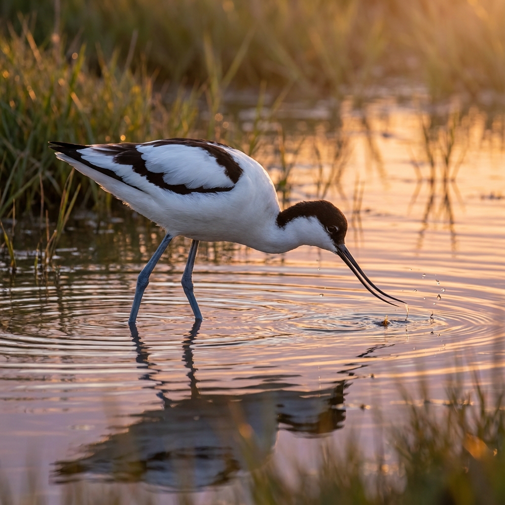 Afbeelding van een Kluut
