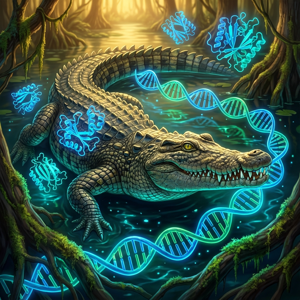 Afbeelding van een Krokodil