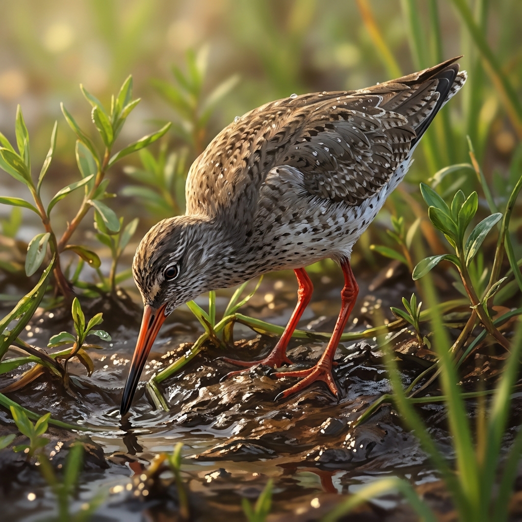Afbeelding van een Tureluur