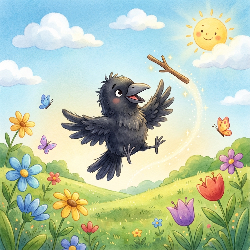 Afbeelding van een Kraai