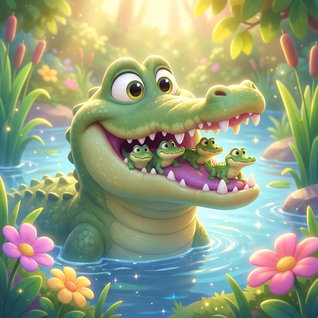 Afbeelding van een Krokodil