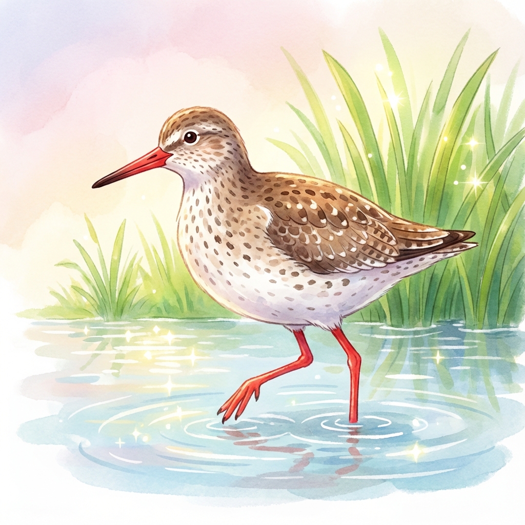 Afbeelding van een Tureluur