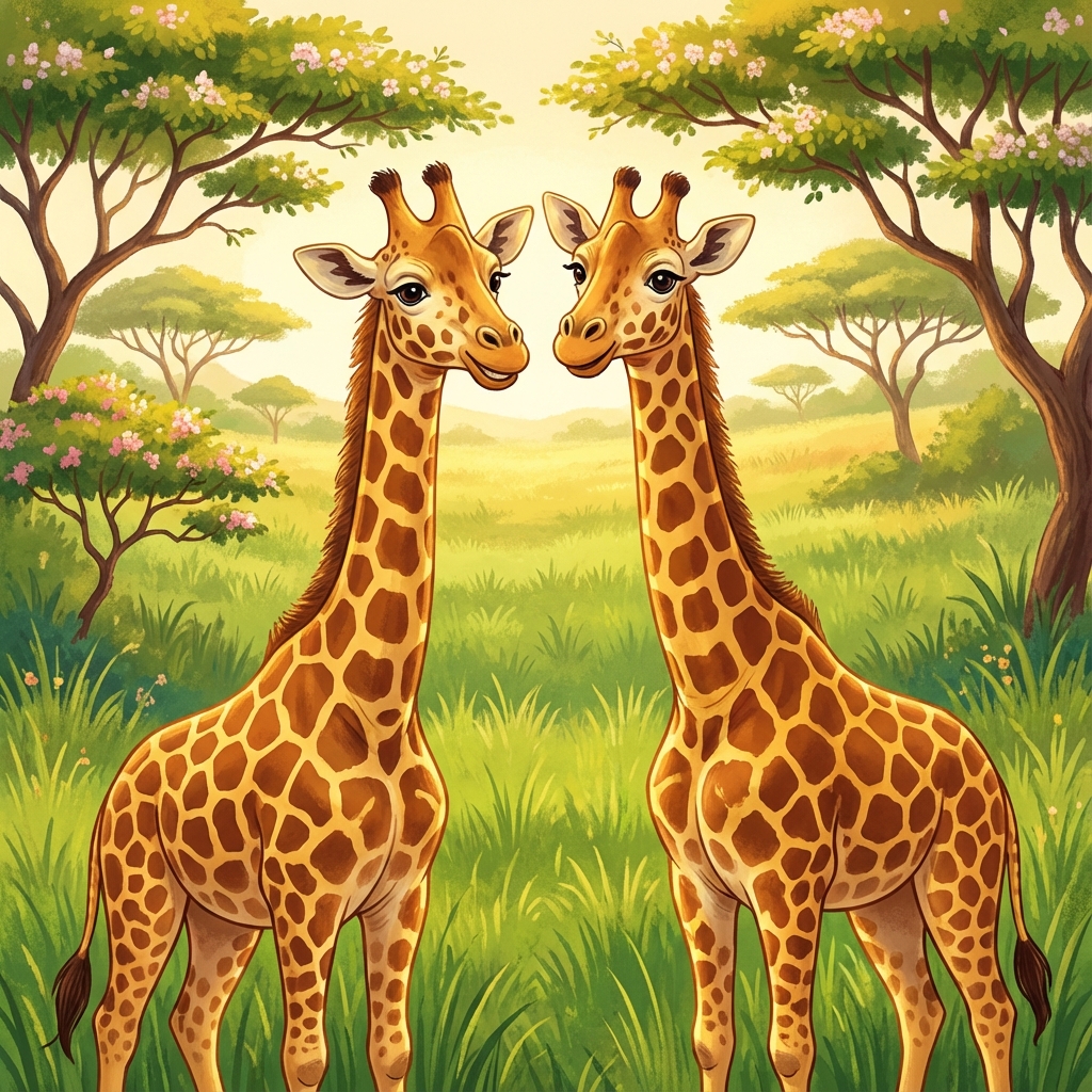 Afbeelding van een Giraf