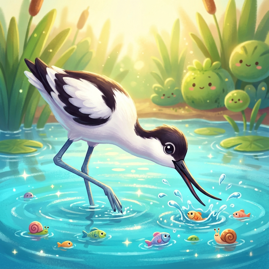 Afbeelding van een Kluut