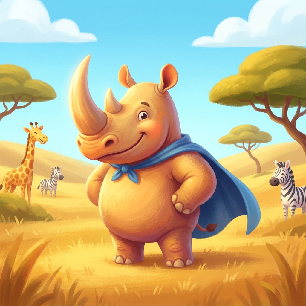Afbeelding van een Neushoorn