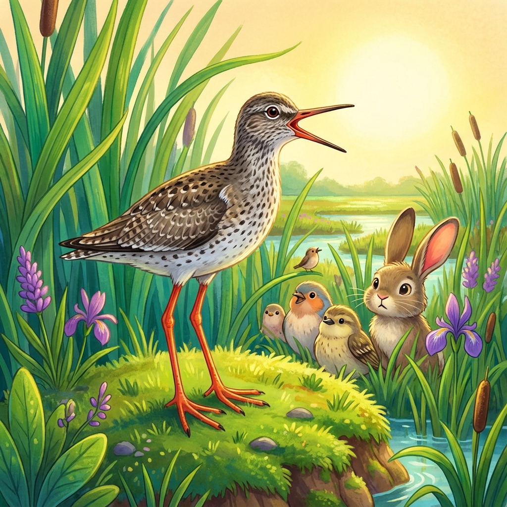 Afbeelding van een Tureluur