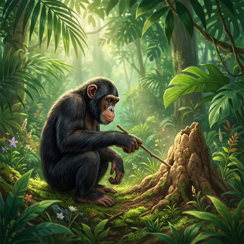 Afbeelding van een Chimpansee