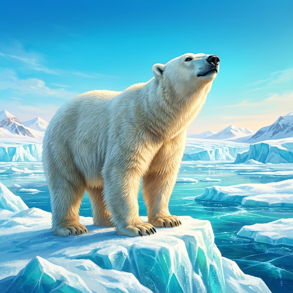 Afbeelding van een IJsbeer