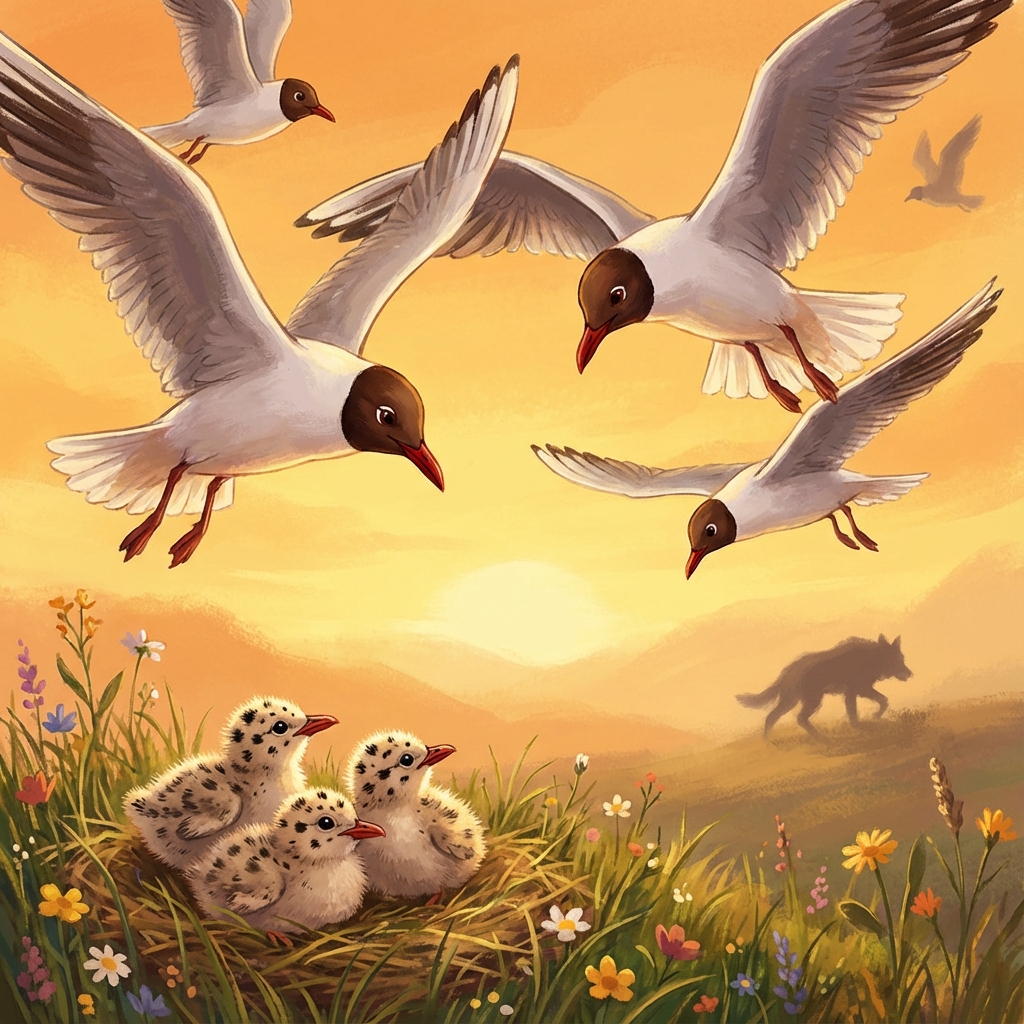 Afbeelding van een Kokmeeuw