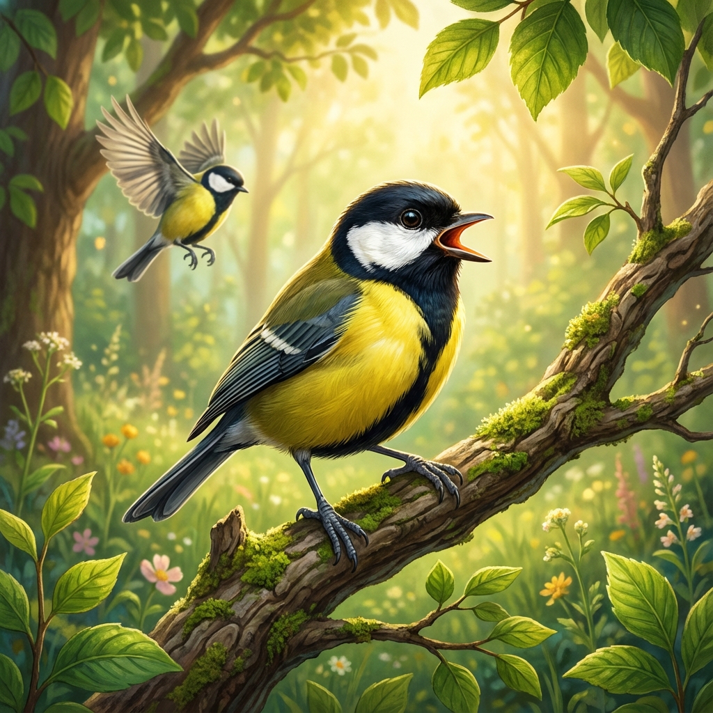 Afbeelding van een Koolmees