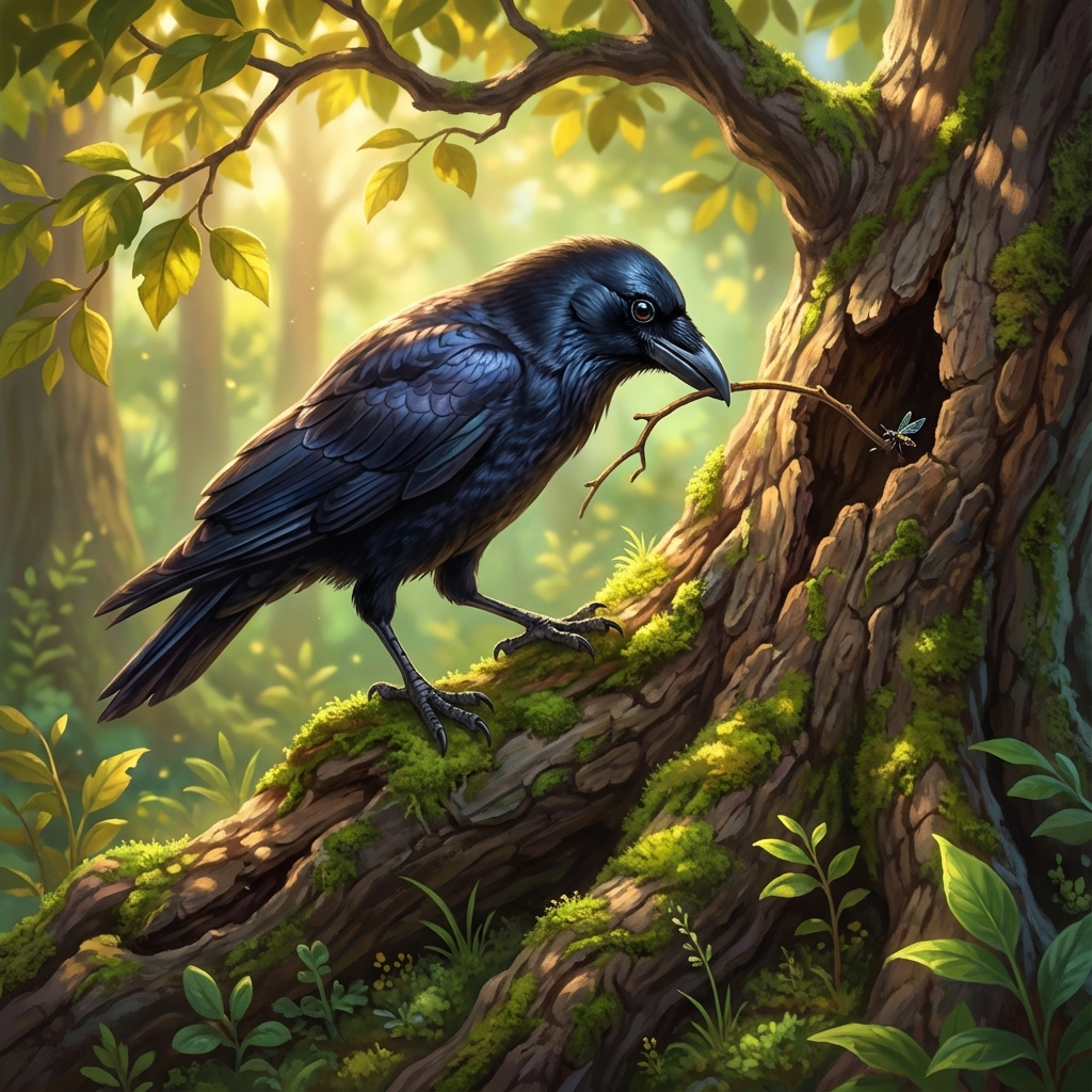 Afbeelding van een Kraai