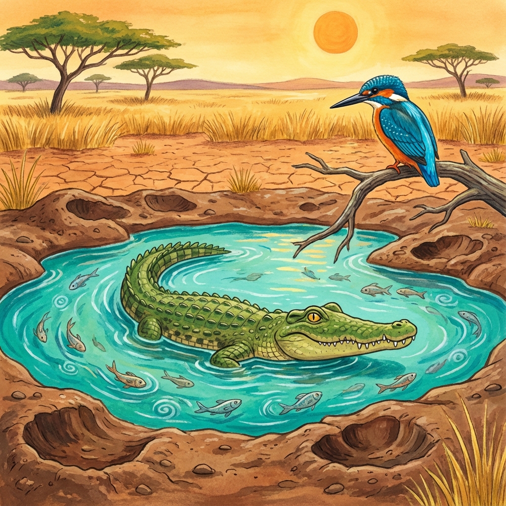 Afbeelding van een Krokodil